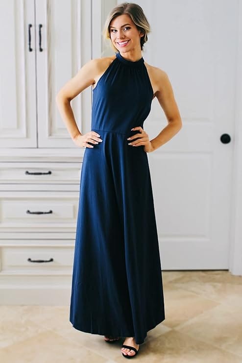 Top 5 Blue Halter Dresses: Elevate Style for Any Occasion