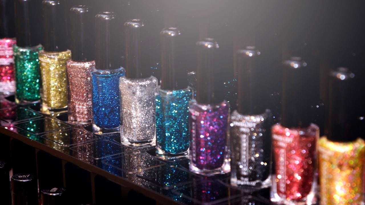 glitter nail polish