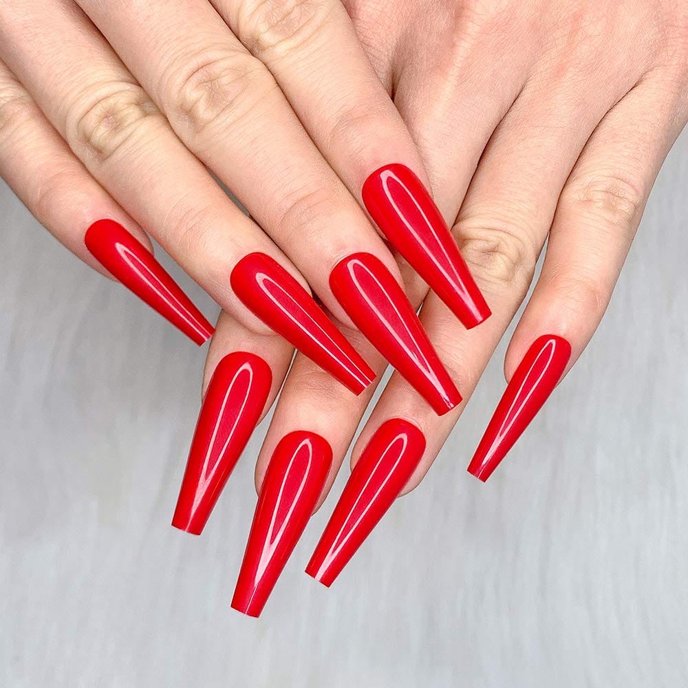 Top 5 Coffin Red Nails for a Stunning Manicure