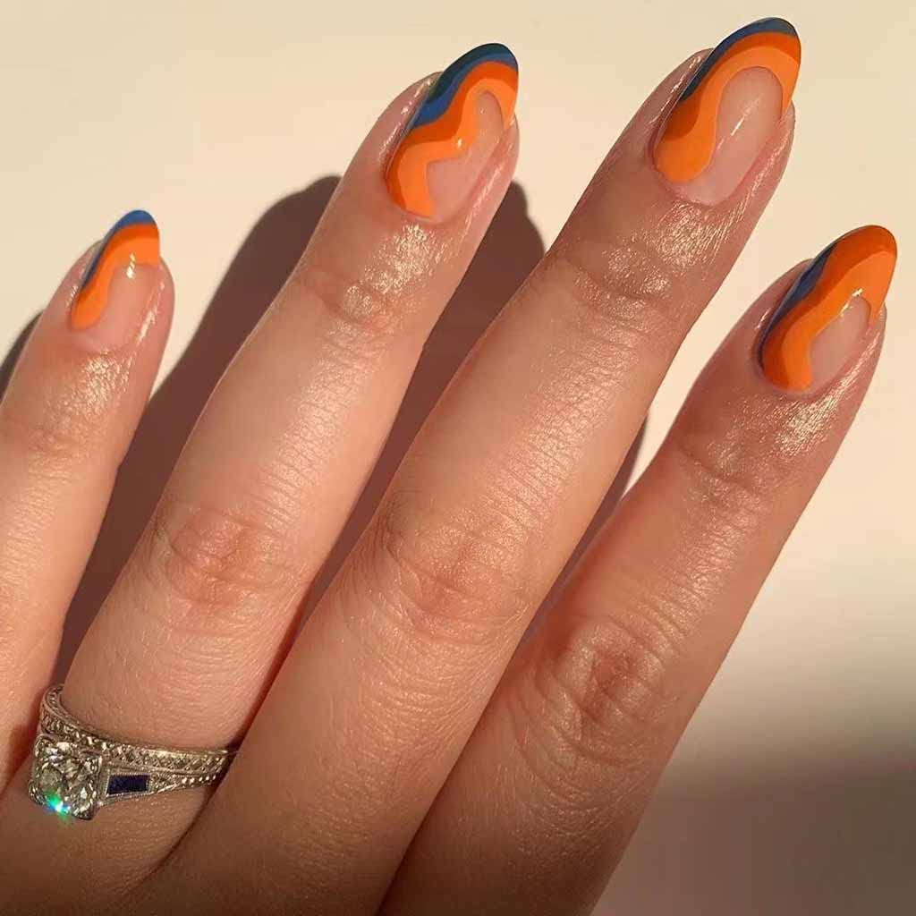 Top 5 Orange Press On Nails for a Stylish Manicure