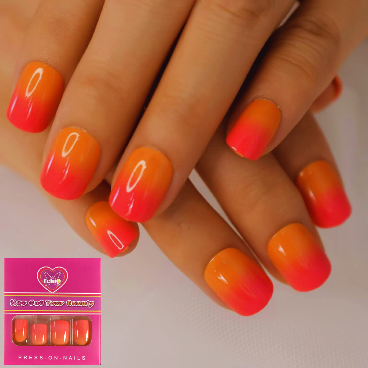 Top 5 Orange Press On Nails for a Stylish Manicure