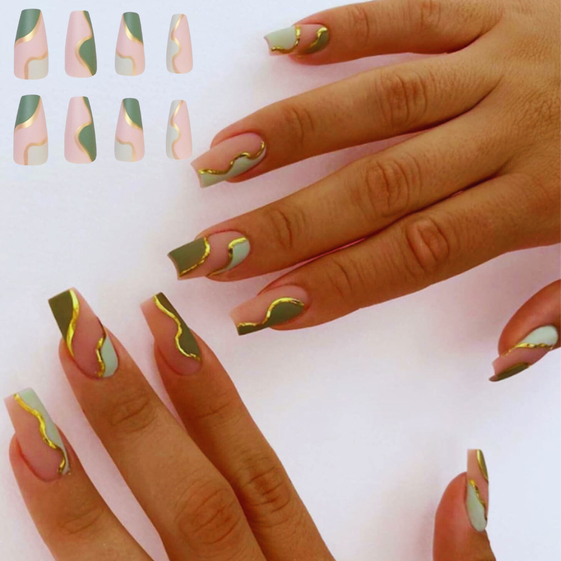 5 Stunning Green Coffin Nails You Need to Try - Nail Art Ideas and Tips