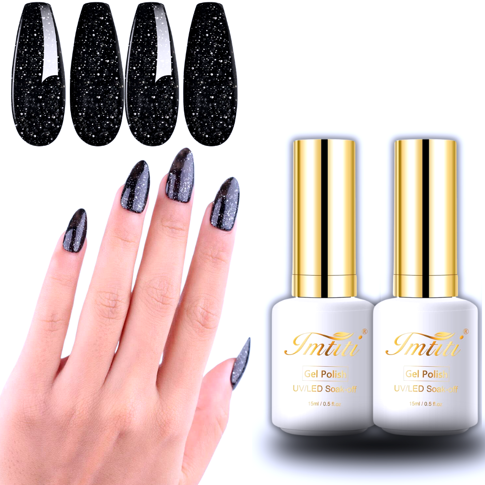 Glitter Power! Top 7 Black Glitter Nail Polishes to Try at Home