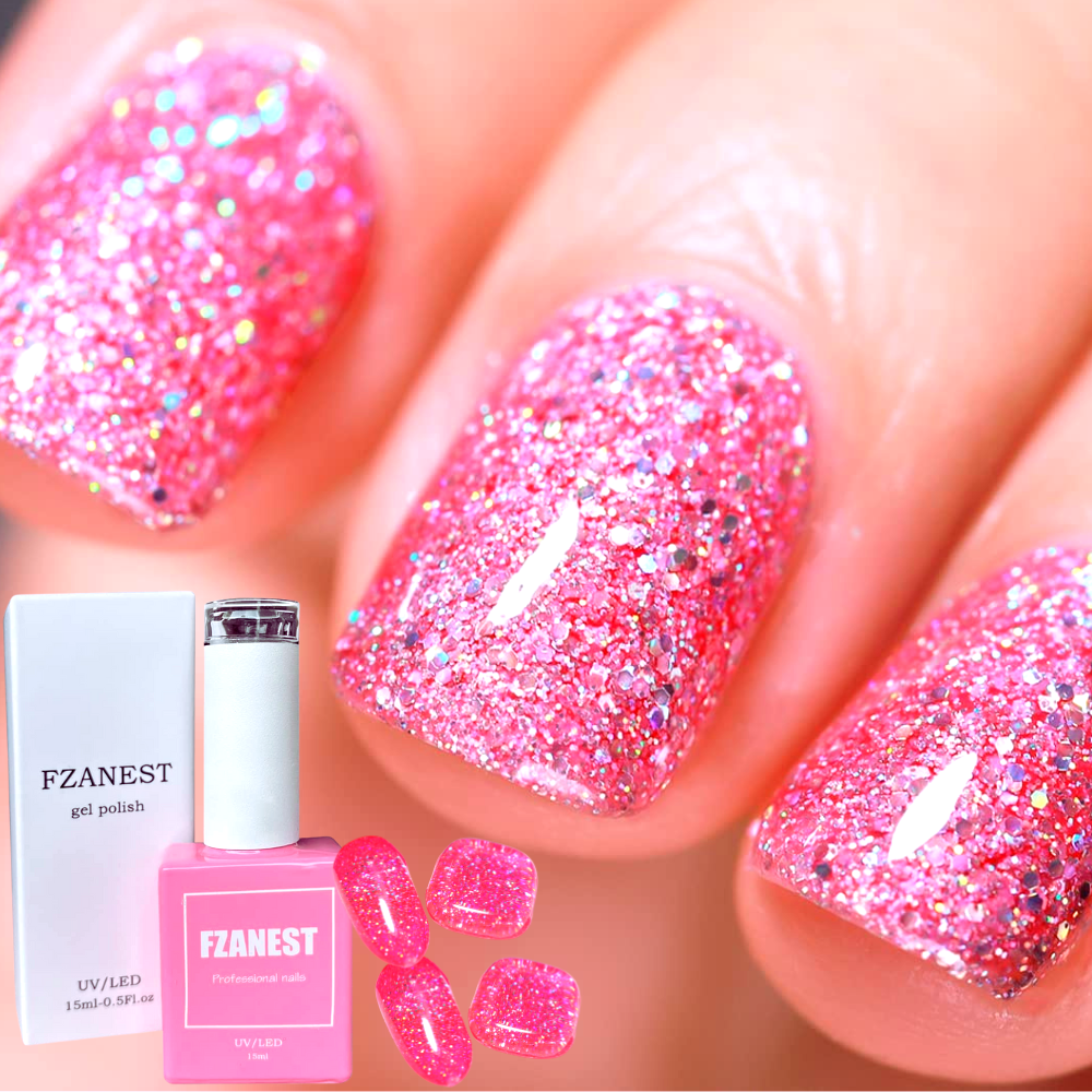 Sparkling Inspiration: Top 7 Pink Glitter Nails That Pop!