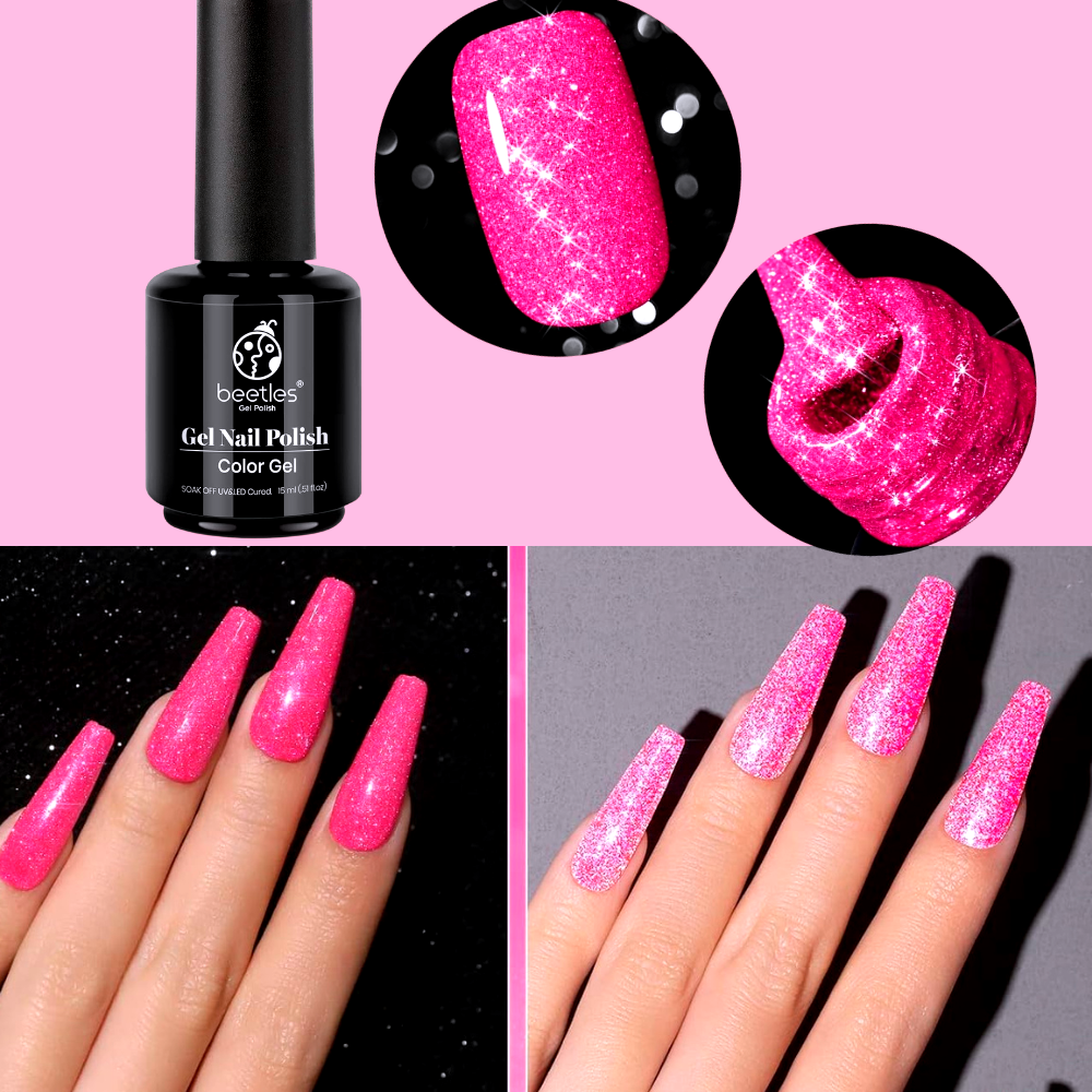 Sparkling Inspiration: Top 7 Pink Glitter Nails That Pop!