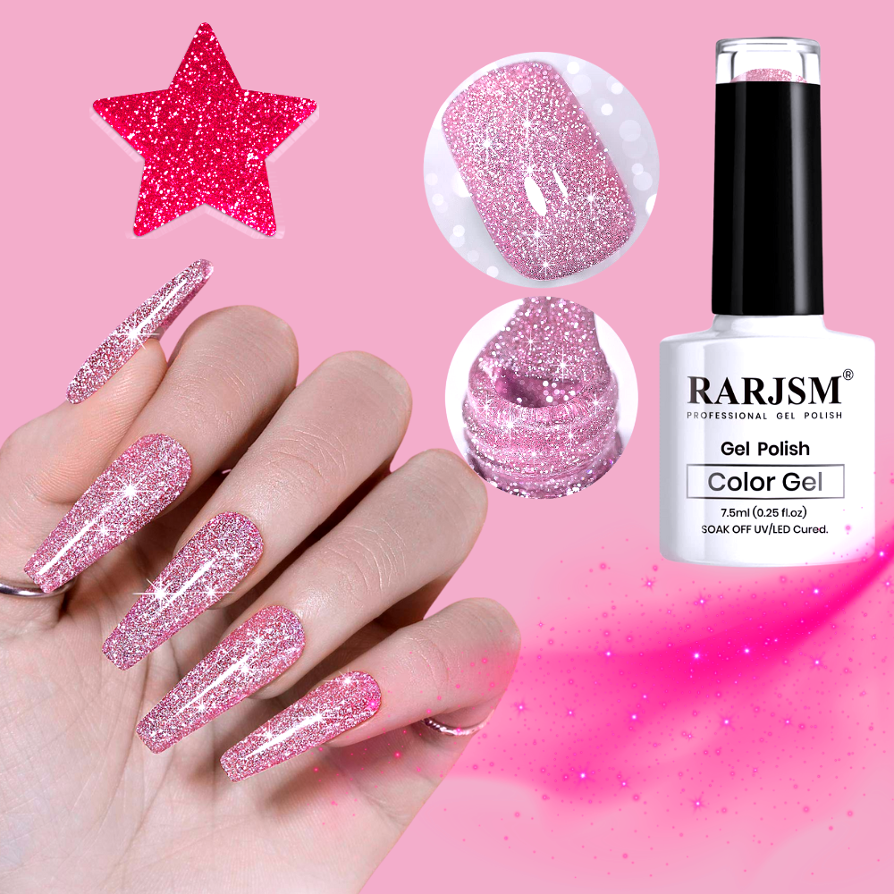 Sparkling Inspiration: Top 7 Pink Glitter Nails That Pop!