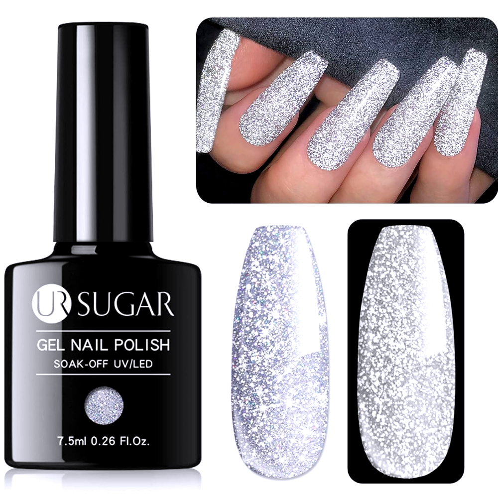 Find Your Perfect Sparkle: Top 5 Silver Glitter Nails to Try Now!