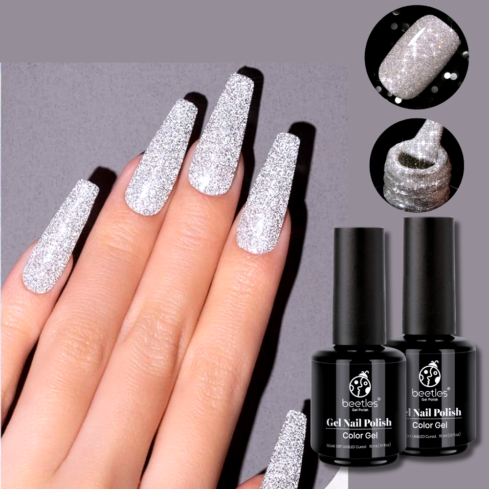 Find Your Perfect Sparkle: Top 5 Silver Glitter Nails to Try Now!