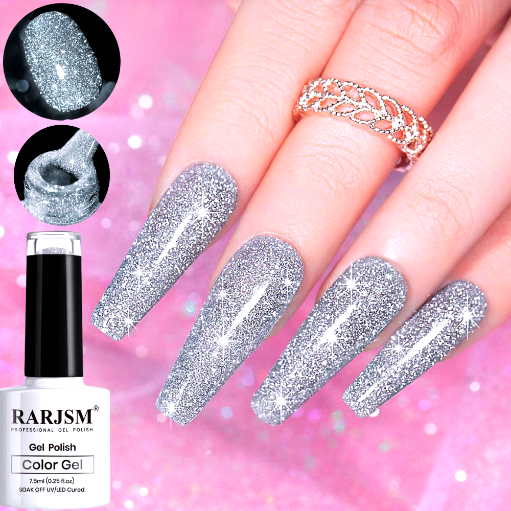 Find Your Perfect Sparkle: Top 5 Silver Glitter Nails to Try Now!